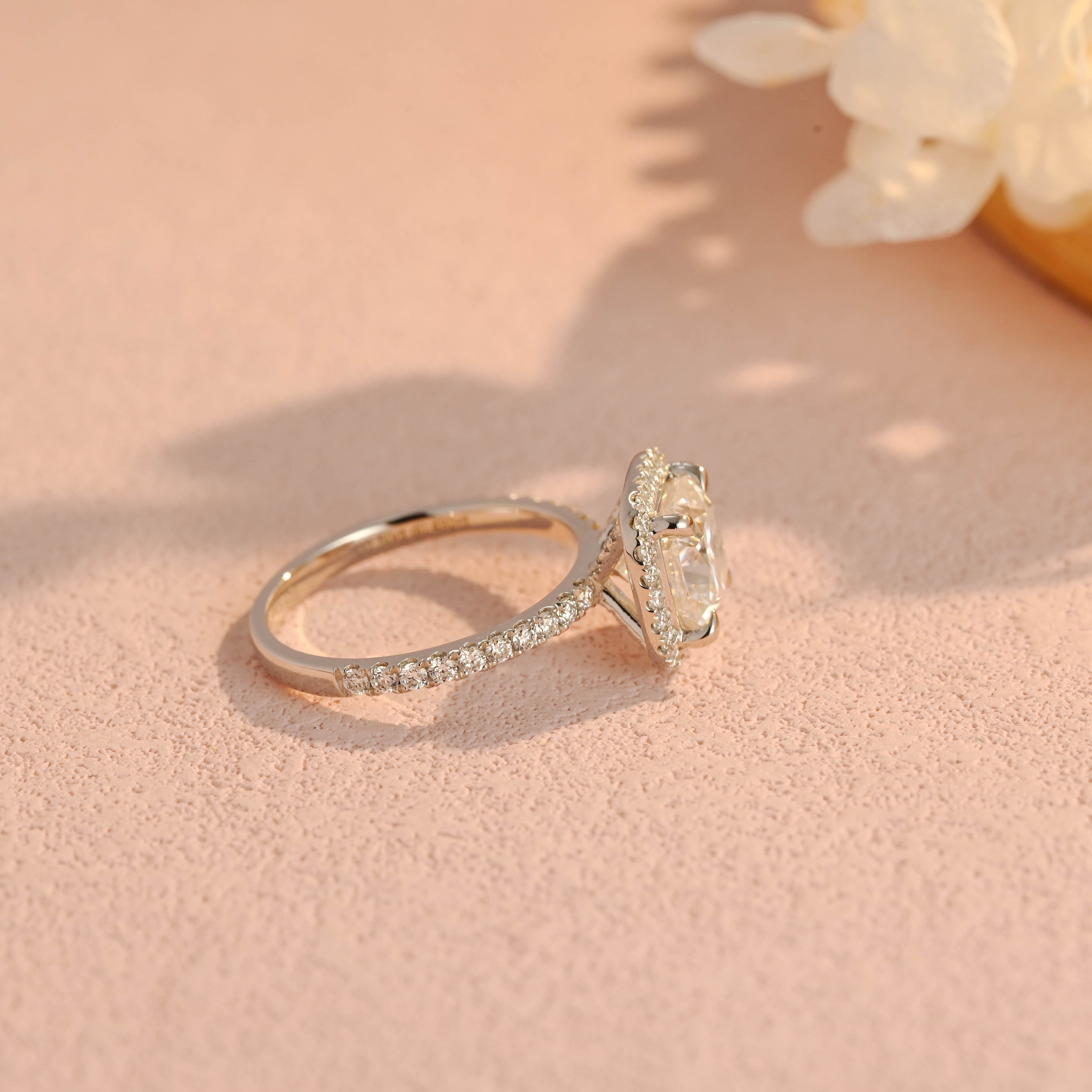 IGI Certified 1-3 Carat Cushion Cut Lab Grown Diamond Ring | D VS1 EX | 14K 18K  Gold & Platinum