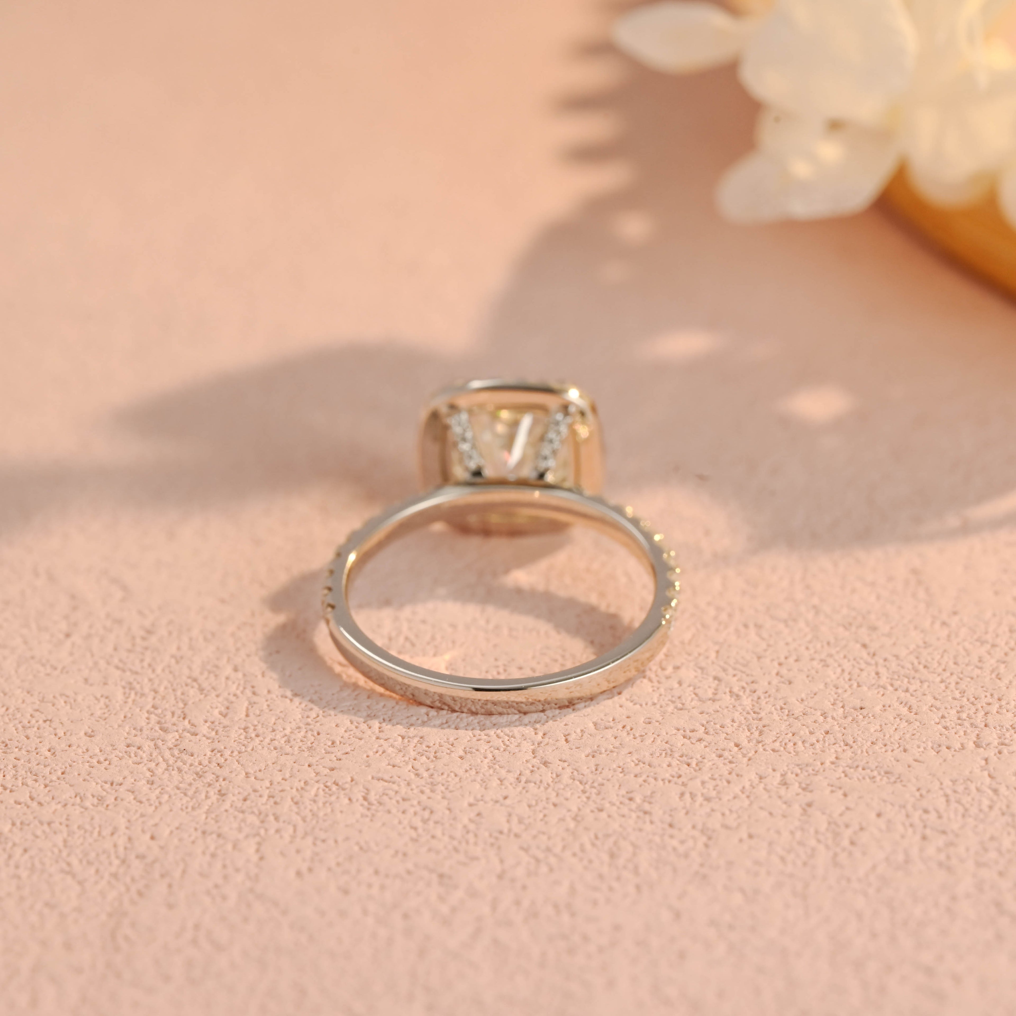 IGI Certified 1-3 Carat Cushion Cut Lab Grown Diamond Ring | D VS1 EX | 14K 18K  Gold & Platinum