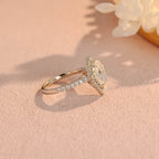 IGI Certified 1-5 Carat Pear Shaped Lab Grown Diamond Ring | D VS1 EX | 14K 18K Gold & Platinum