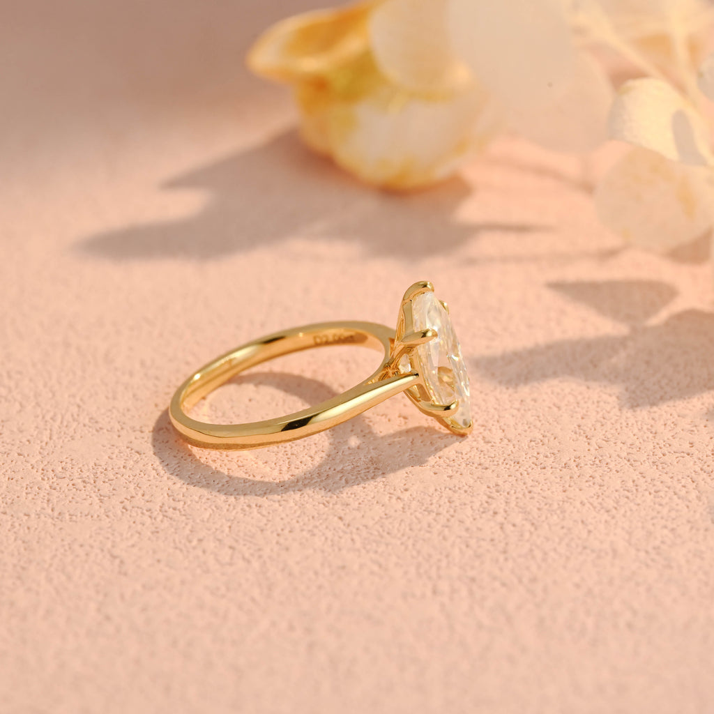 IGI Certified 1-3 Carat Marquise Lab Grown Diamond Ring | D VS1 EX | 14K 18K Gold & Platinum