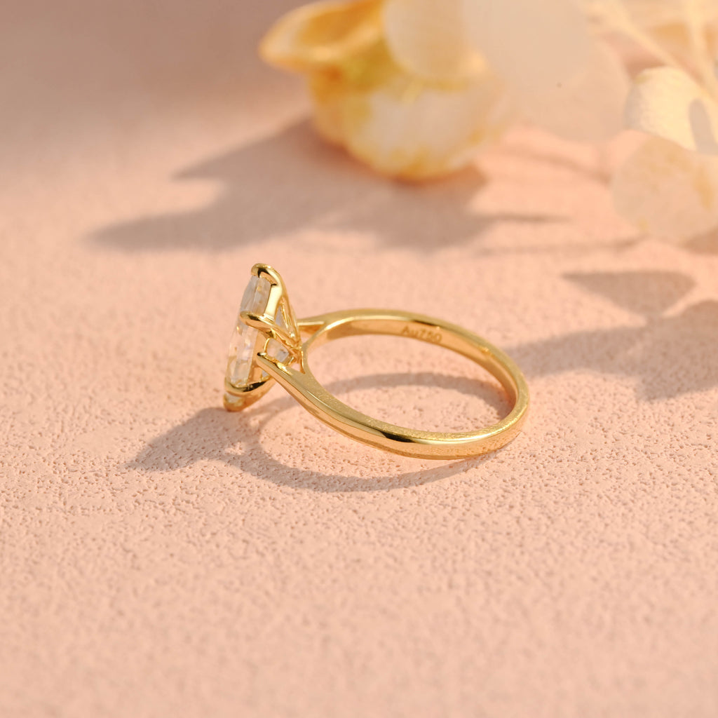 IGI Certified 1-3 Carat Marquise Lab Grown Diamond Ring | D VS1 EX | 14K 18K Gold & Platinum