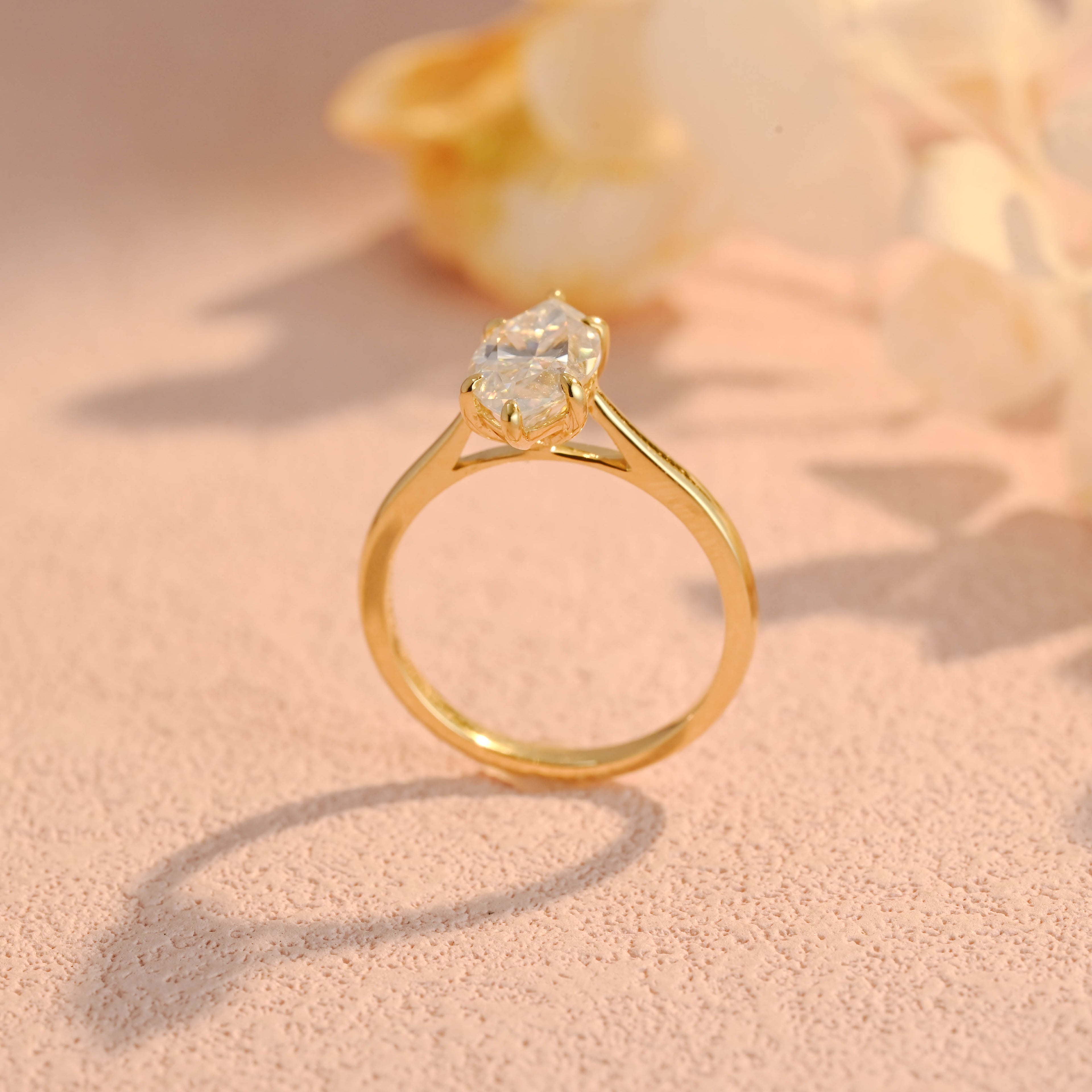 IGI Certified 1-3 Carat Marquise Lab Grown Diamond Ring | D VS1 EX | 14K 18K Gold & Platinum