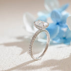 IGI Certified 1-5 Carat D Color VS1 Clarity Radiant Cut Lab Grown Diamond Engagement Ring in 14K/18K Gold or Platinum