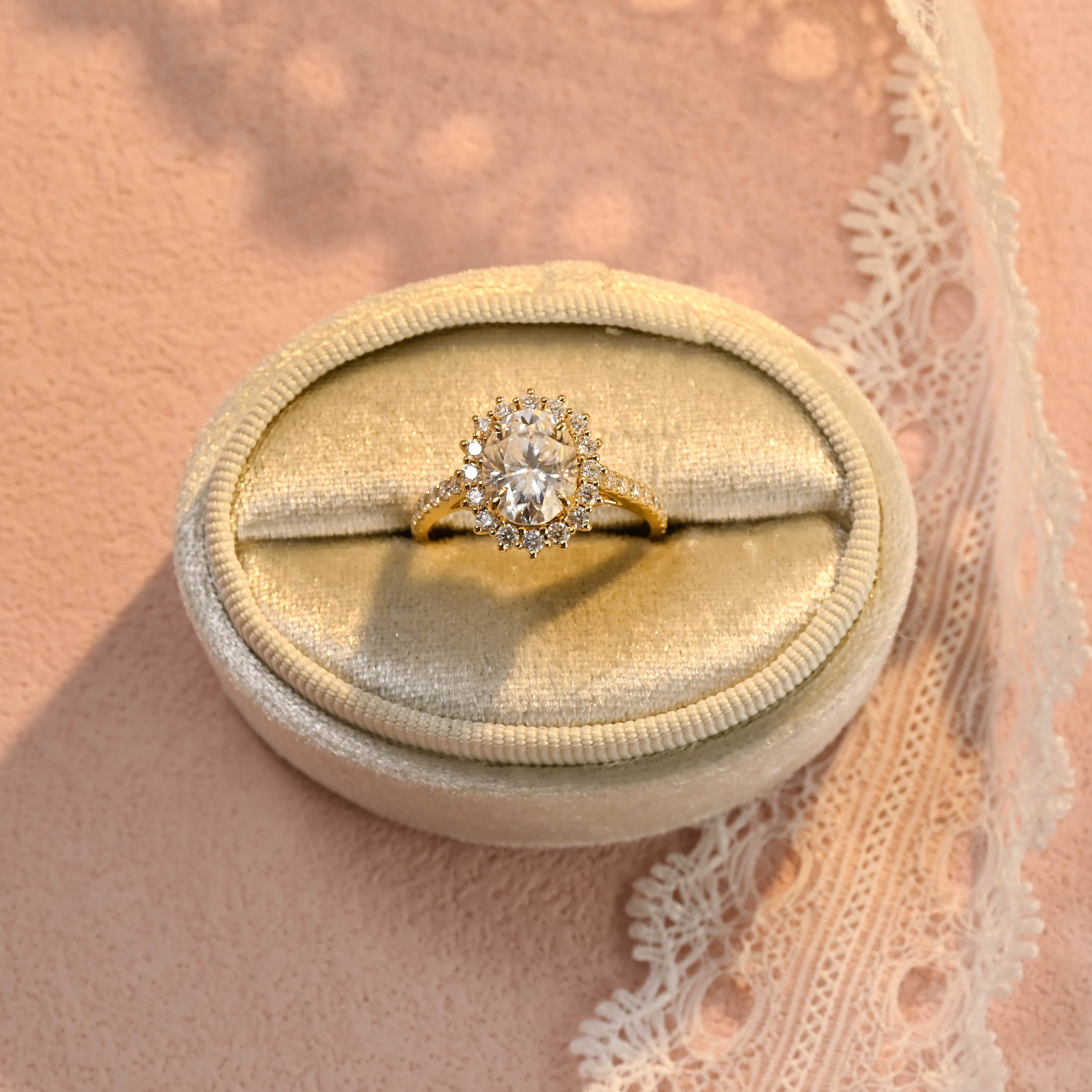 IGI Certified 1-5 Carat Oval Cut Lab Grown Diamond Ring | D VS1 EX | 14K 18K Gold & Platinum