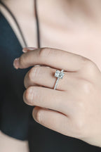 IGI Certified 1-5 Carat D Color VS1 Clarity Radiant Cut Lab Grown Diamond Engagement Ring in 14K/18K Gold or Platinum