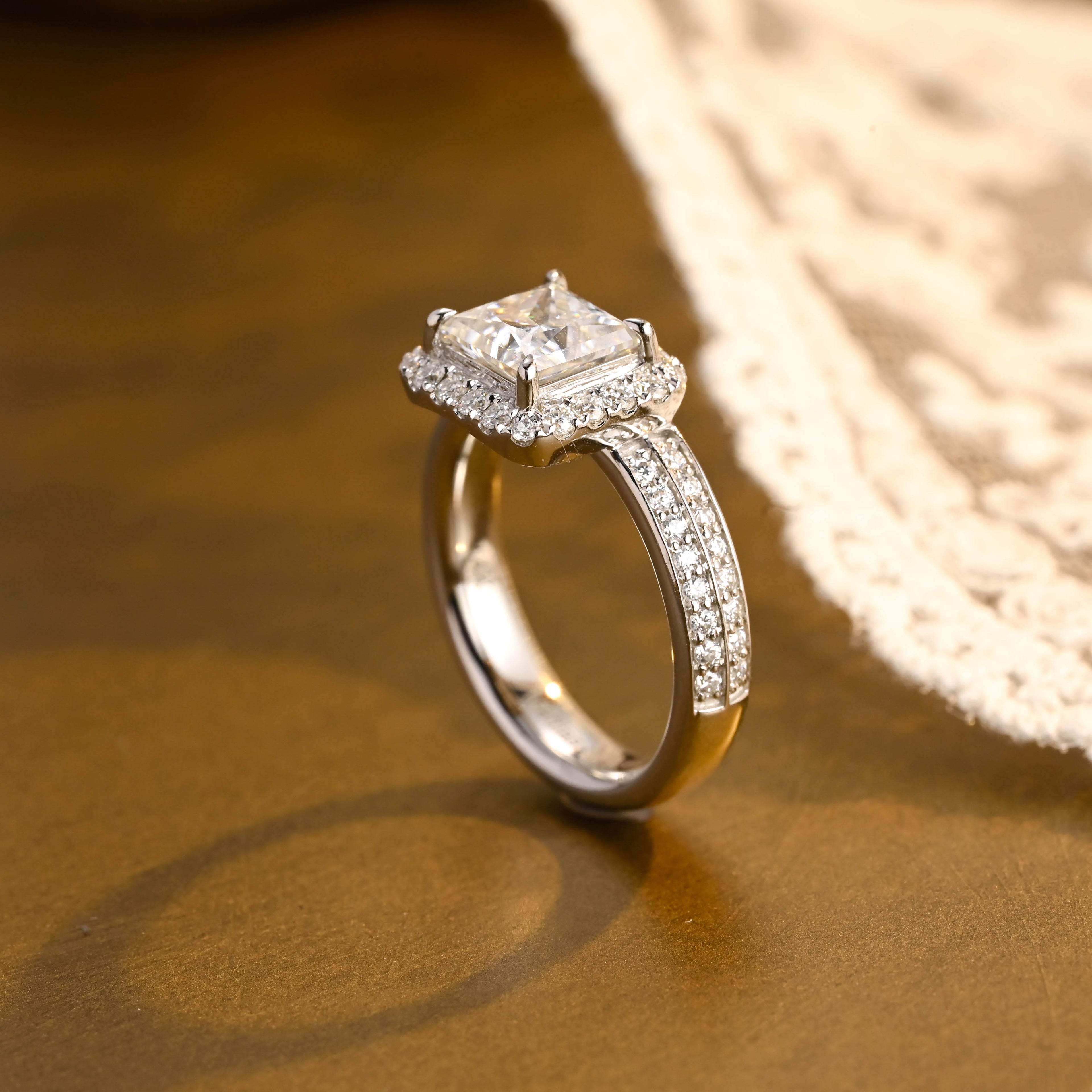IGI Certified 1-5 Carat Princess Cut Lab Grown Diamond Ring | D VS1 EX | 14K 18K Gold & Platinum