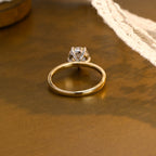 IGI Certified 1-5 Carat Round Brilliant Lab Grown Diamond Ring | D VS1 Ideal Cut | Two-Tone Gold