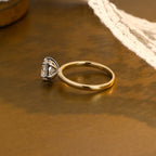 IGI Certified 1-5 Carat Round Brilliant Lab Grown Diamond Ring | D VS1 Ideal Cut | Two-Tone Gold