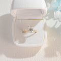 IGI Certified 1-5 Carat Emerald Cut Lab Grown Diamond Ring | D VS1 EX | 14K 18K Gold
