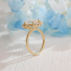 IGI Certified 1-5 Carat Emerald Cut Lab Grown Diamond Ring | D VS1 EX | 14K 18K Gold