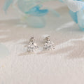 IGI Certified Round Brilliant Lab Grown Diamond Stud Earrings | D VS1 Ideal Cut | 0.5-3 CTW