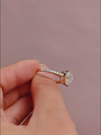 IGI Certified Heart Shaped Lab Grown Diamond Ring | 1-3 CT | D VS1 EX | 14K 18K Gold & Platinum