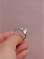 IGI Certified 1-5 Carat Oval Cut Lab Grown Diamond Ring | D VS1 EX | 14K 18K Gold & Platinum