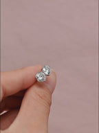 IGI Certified Round Brilliant Lab Grown Diamond Stud Earrings | D VS1 Ideal Cut | 0.5-3 CTW