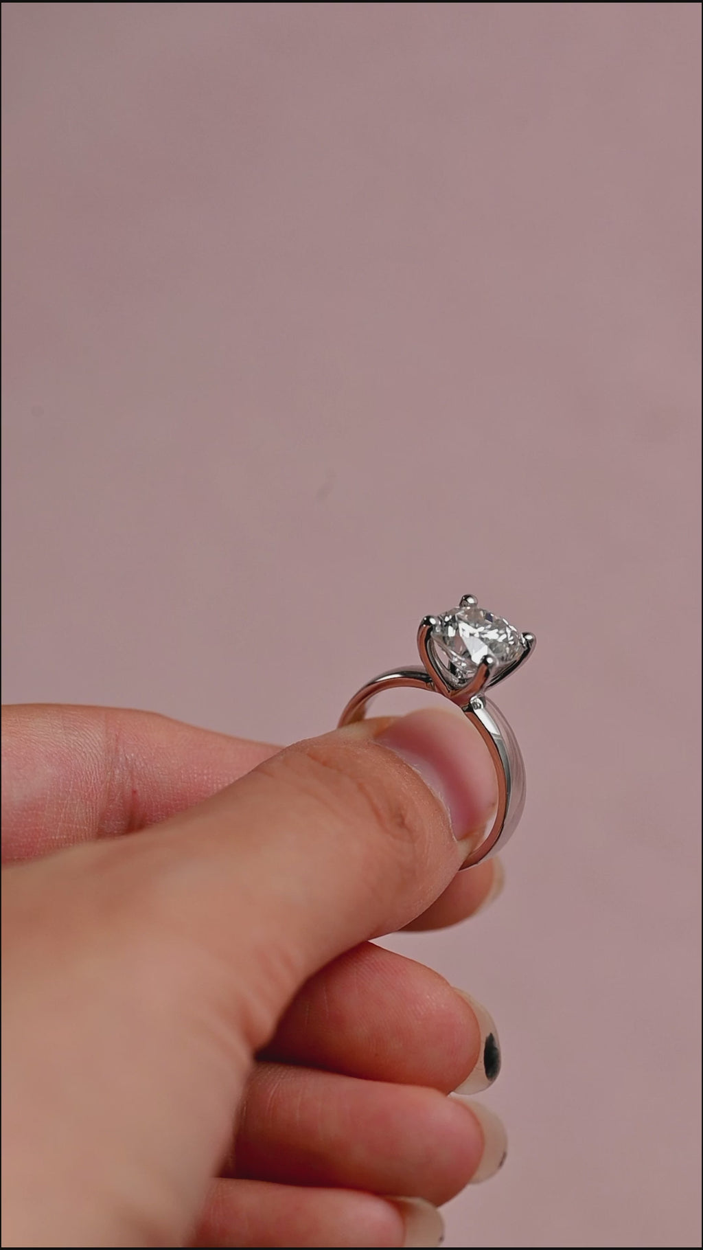 IGI Certified 1-3 Carat Cushion Cut Lab Grown Diamond Ring | D VS1 EX | 14K 18K  Gold & Platinum