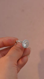 IGI Certified 1-5 Carat Oval Cut Lab Grown Diamond Ring | D VS1 EX | 14K 18K Gold & Platinum