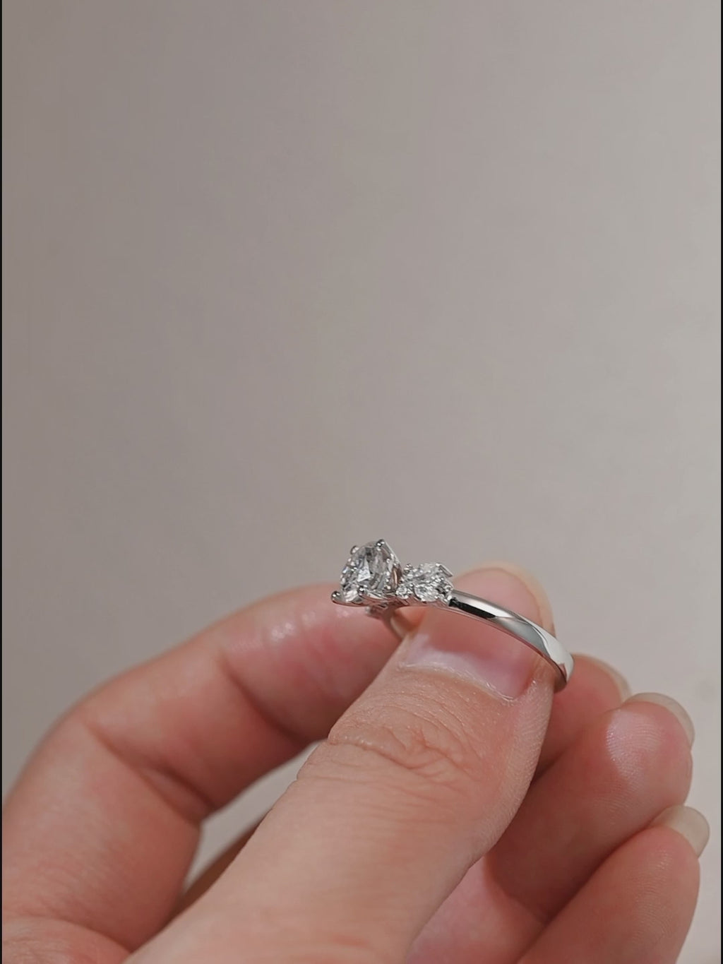 IGI Certified Round Cut Lab Grown Diamond Engagement Ring, 1-5 Carat D VS1, 14K/18K Gold or Platinum