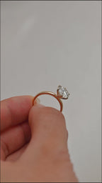 IGI Certified 1-5 Carat Round Brilliant Lab Grown Diamond Ring | D VS1 Ideal Cut | 14K 18K Gold & Platinum