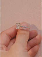 IGI Certified 1-5 Carat D Color VS1 Clarity Radiant Cut Lab Grown Diamond Engagement Ring in 14K/18K Gold or Platinum