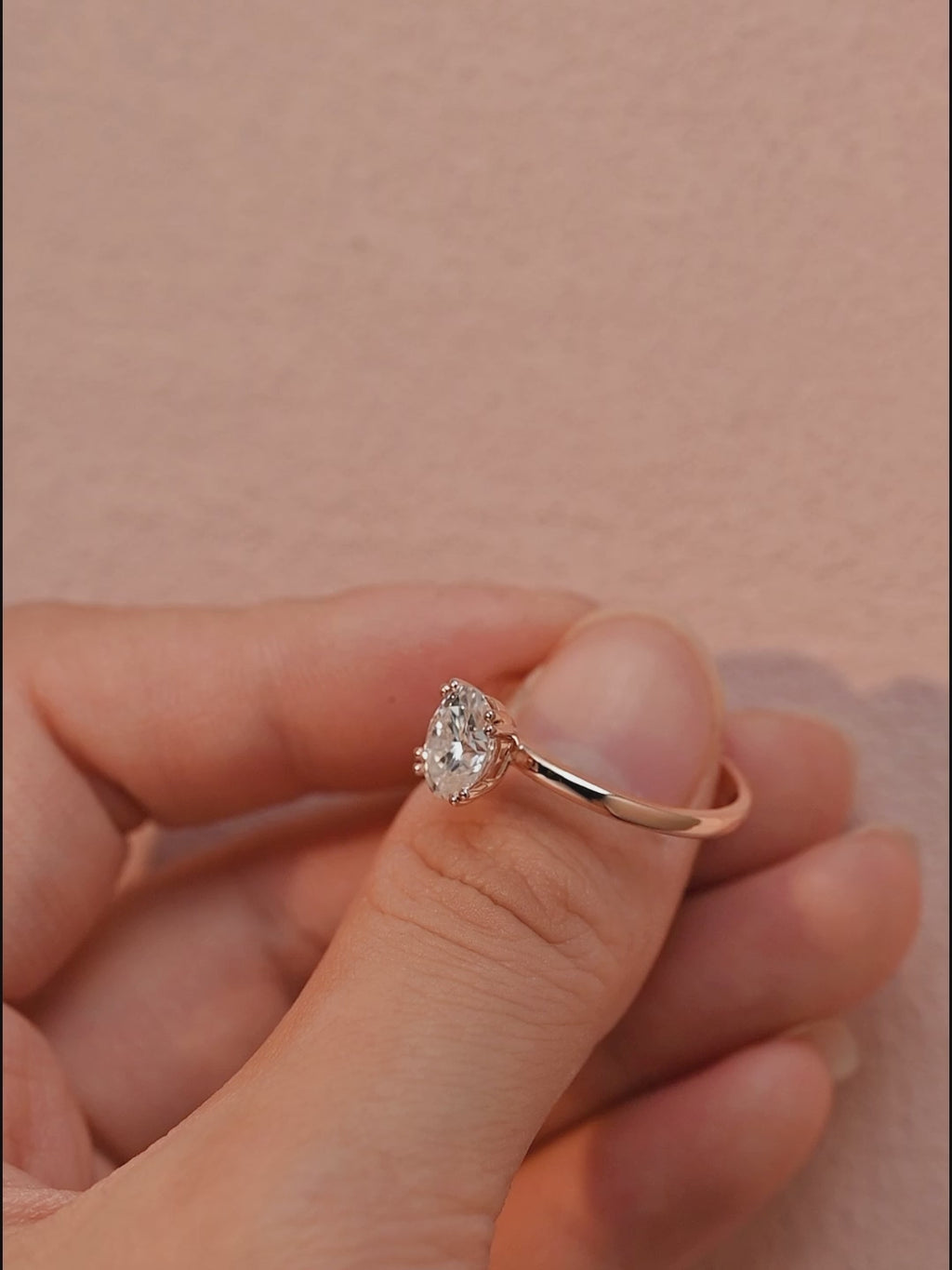IGI Certified 1-5 Carat D Color VS1 Clarity Oval Cut Lab Grown Diamond Engagement Ring in 14K/18K Gold or Platinum