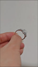 IGI Certified Heart Shaped Lab Grown Diamond Ring | 1-3 CT | D VS1 EX | 14K 18K Gold & Platinum