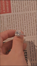 IGI Certified 1-3 Carat Cushion Cut Lab Grown Diamond Ring | D VS1 EX | 14K 18K  Gold & Platinum