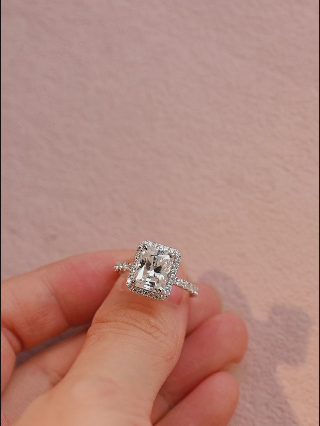 IGI Certified 1-5 Carat D Color VS1 Clarity Radiant Cut Lab Grown Diamond Engagement Ring in 14K/18K Gold or Platinum