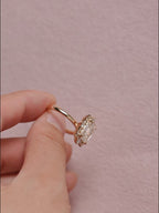 IGI Certified 1-5 Carat Emerald Cut Lab Grown Diamond Ring | D VS1 EX | 14K 18K Gold