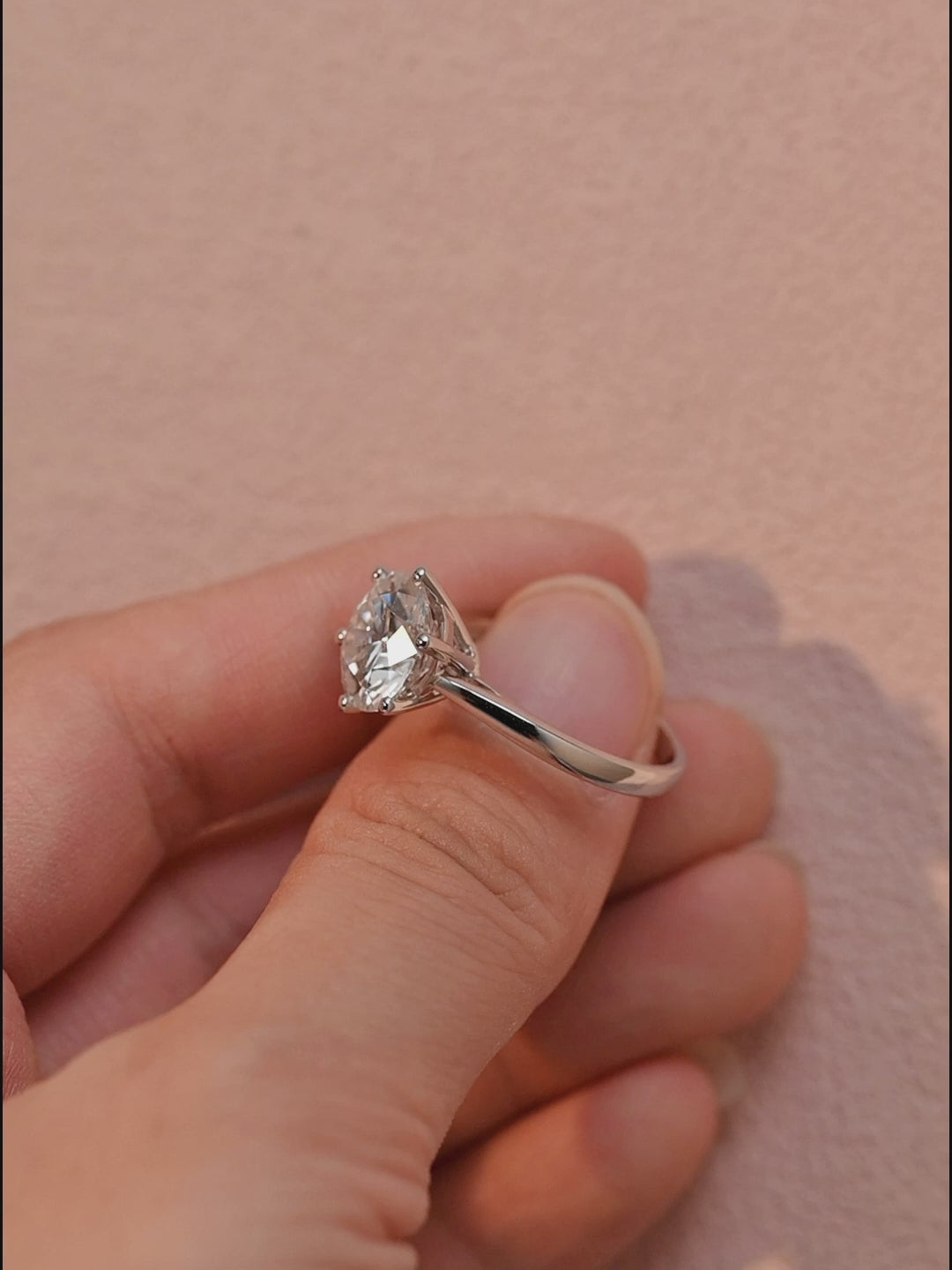 IGI Certified Round Cut Lab Grown Diamond Engagement Ring, 1-5 Carat D VS1, 14K/18K Gold or Platinum