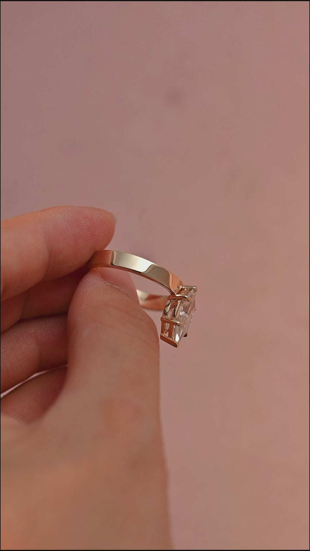 IGI Certified 1-3 Carat Marquise Lab Grown Diamond Ring | D VS1 EX | 14K 18K Gold & Platinum