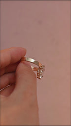 IGI Certified 1-3 Carat Marquise Lab Grown Diamond Ring | D VS1 EX | 14K 18K Gold & Platinum