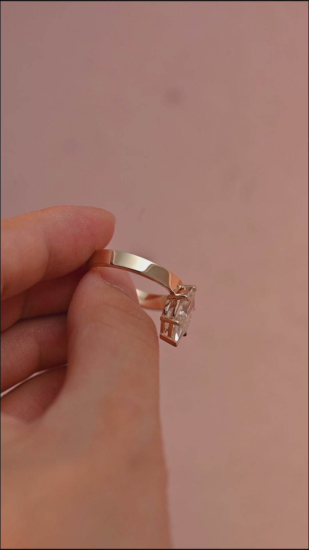 IGI Certified 1-3 Carat Marquise Lab Grown Diamond Ring | D VS1 EX | 14K 18K Gold & Platinum