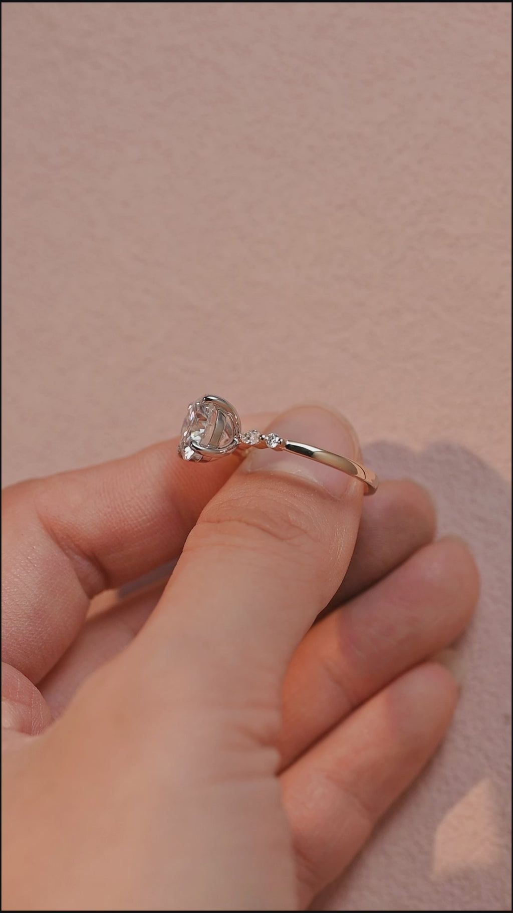IGI Certified Round Cut Lab Grown Diamond Engagement Ring, 1-5 Carat D VS1, 14K/18K Gold or Platinum