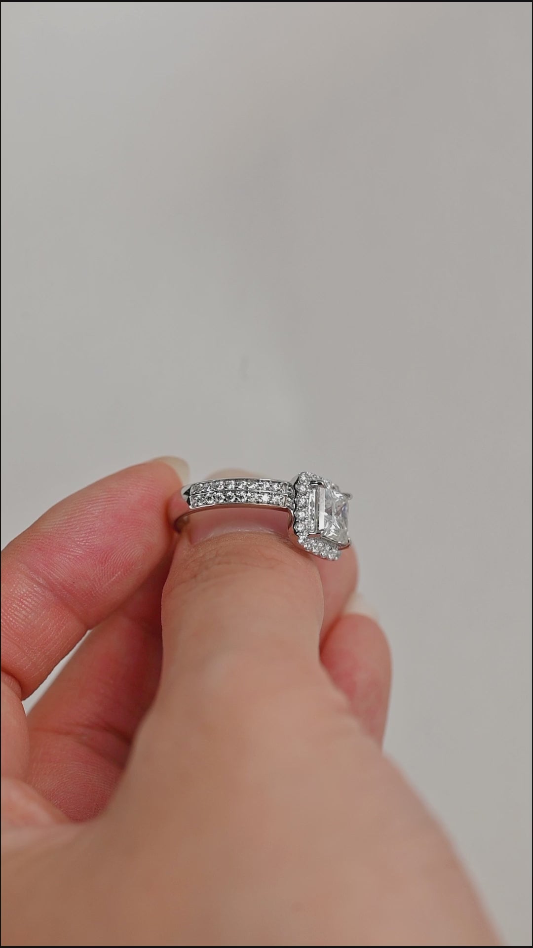 IGI Certified 1-5 Carat Princess Cut Lab Grown Diamond Ring | D VS1 EX | 14K 18K Gold & Platinum
