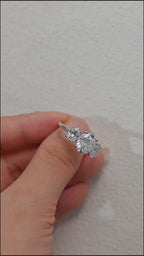 IGI Certified 1-5 Carat Oval Cut Lab Grown Diamond Ring | D VS1 EX | 14K 18K Gold & Platinum